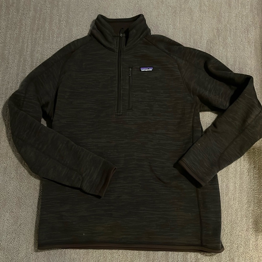 Patagonia XL Men's Better Sweater® 1/4-Zip Fleece - brown